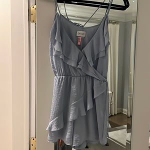 Saylor light blue flowy romper